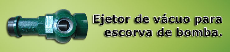 Ejetor a vácuo.